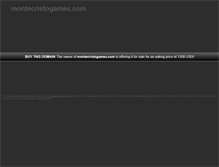 Tablet Screenshot of montecristogames.com